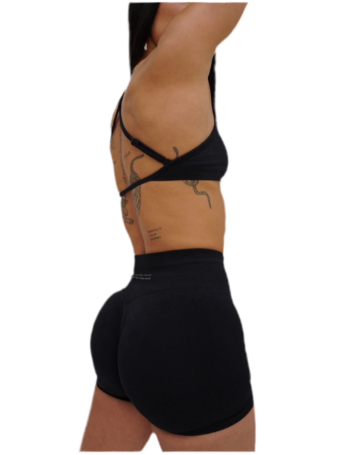 Contour Crop - Obsidian Black