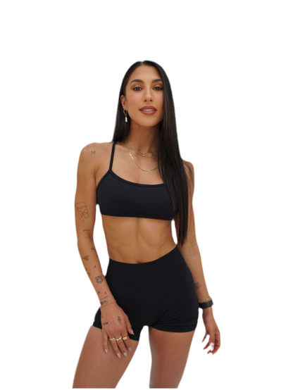 Seamless Contour Shorts - Obsidian Black