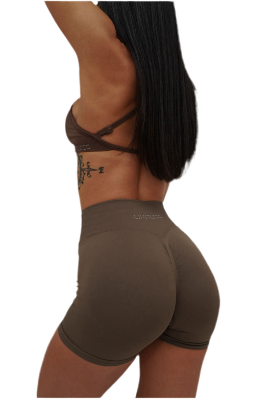 Seamless Contour Shorts - Expresso